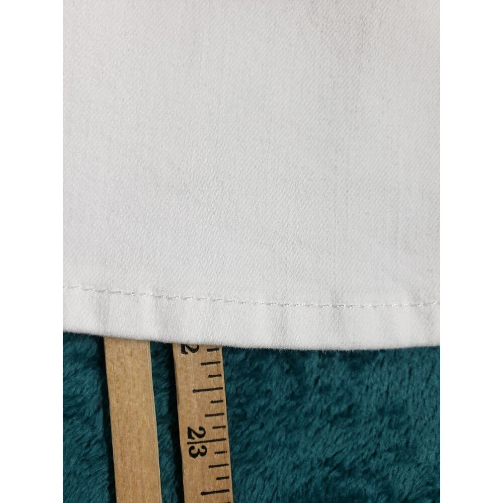 Loft Jeans Size 4 Petite Womens White Stretch Denim Pants Kick Crop Bootcut NWT - Picture 12 of 16